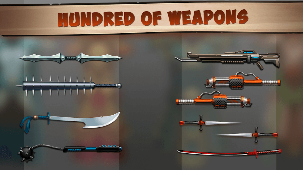 الأسلحة في لعبة Shadow Fight 2