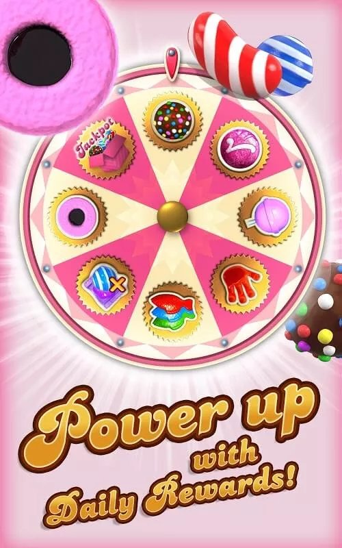 الحلوى في لعبة Candy Crush Saga ووظفها