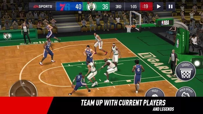 لمحة عن لعبة NBA LIVE Mobile Basketball