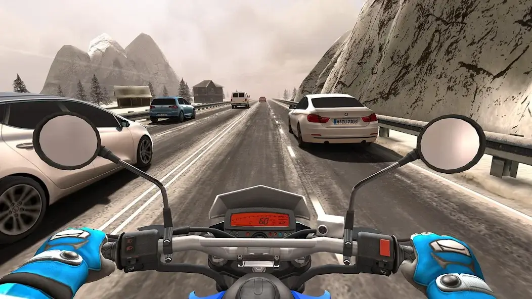أسلوب اللعب في لعبة Traffic Rider